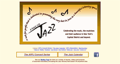 Desktop Screenshot of aplaceforjazz.org